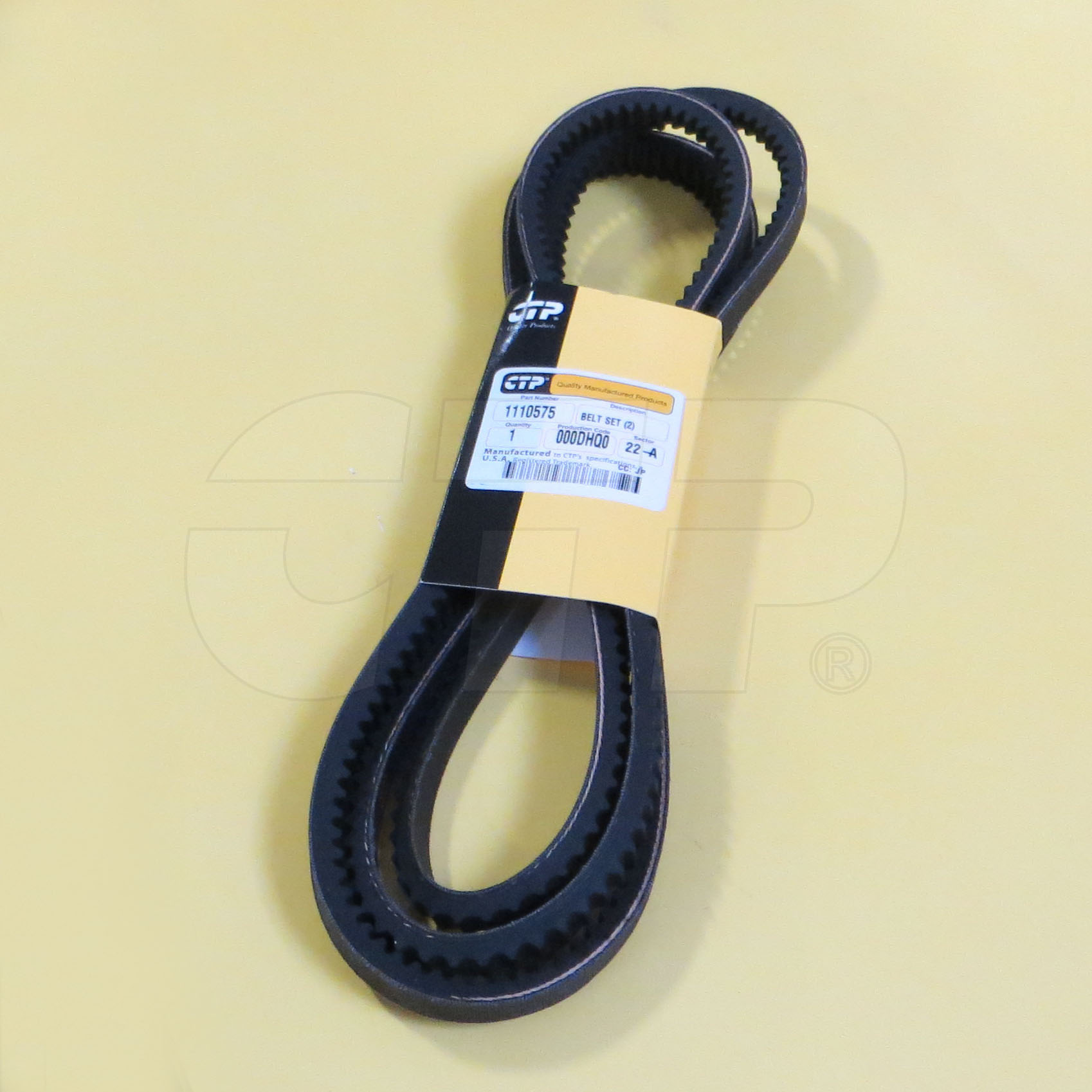 1110575 Engine Belt Set for Caterpillar Equipment Propel Parts
