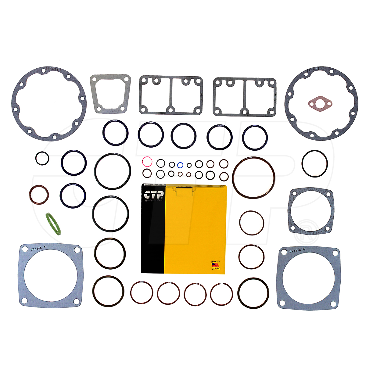 3157857 Oil Cooler & Lines Gasket Kit for Caterpillar Equipment Propel ...