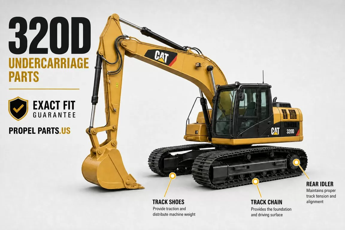 CAT 320D - Conventional Track - A6F Series
