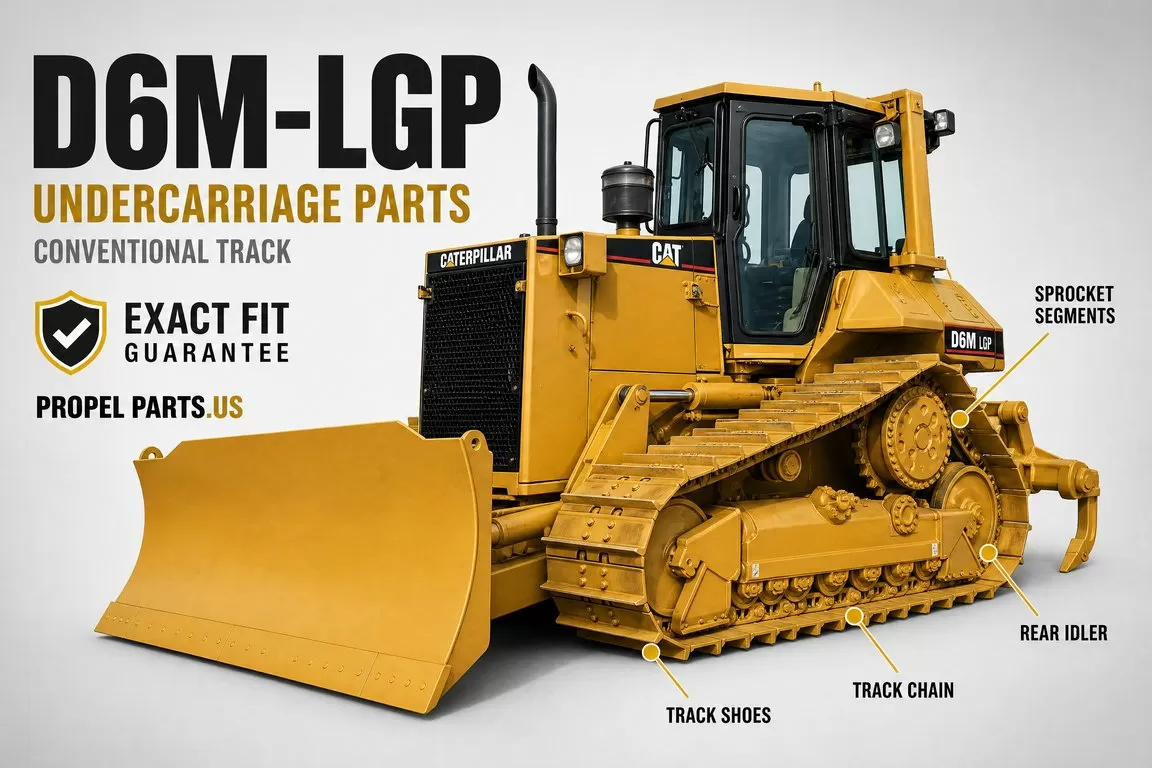 CAT D6M-LGP Dozer Undercarriage Parts — Conventional CAT D6M-LGP Dozer Undercarriage Parts — Conventional