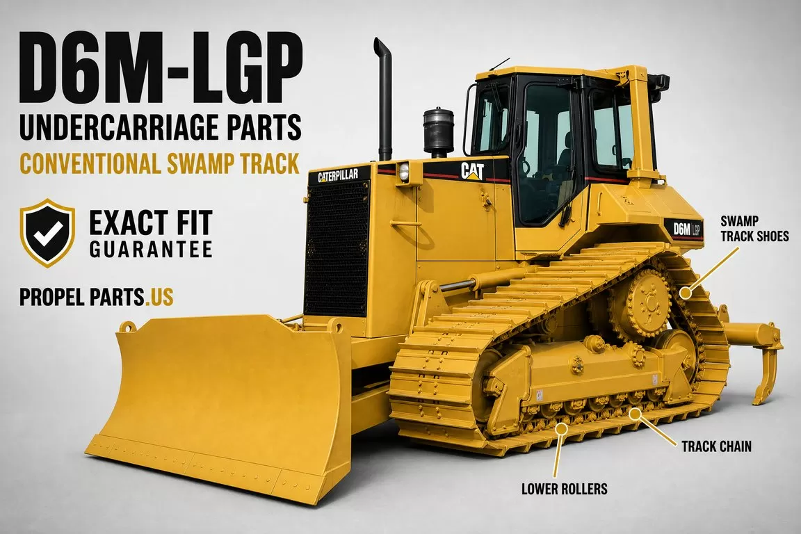 CAT D6M-LGP Swamp Dozer Undercarriage Parts