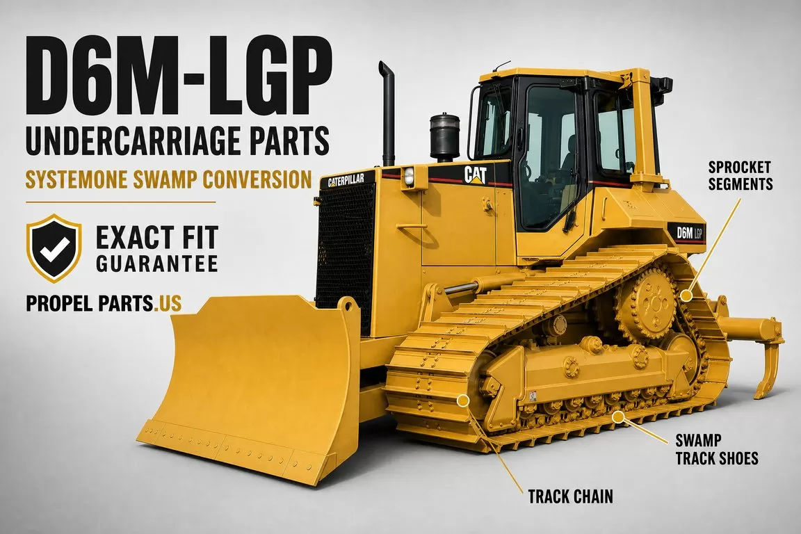 CAT D6M-LGP SystemOne Swamp Undercarriage Parts