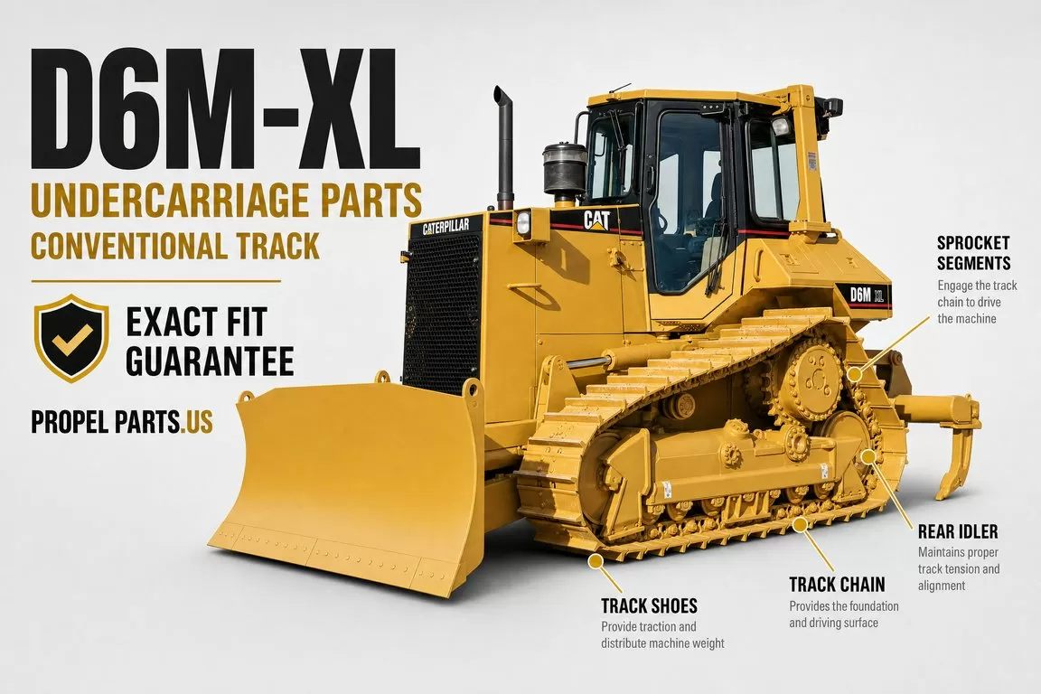 CAT D6M-XL — Conventional Track