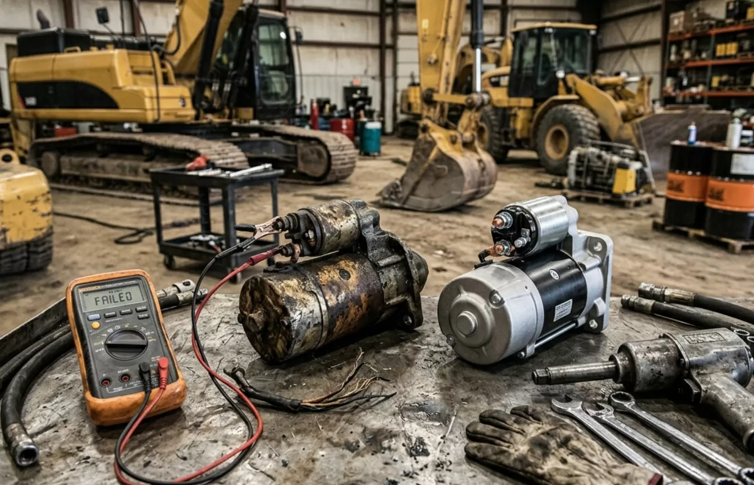 Starting Motor Failure: Diagnosis and Replacement for Heavy Machinery