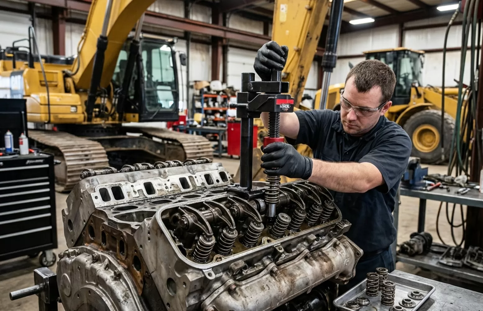 Valve Spring Replacement Guide: Keeping Your Heavy Equipment Engine Healthy